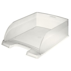4 Unidades - Bandeja sobremesa leitz plus jumbo color transparente