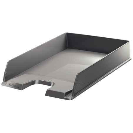 10 Unidades - Bandeja sobremesa esselte europost color gris