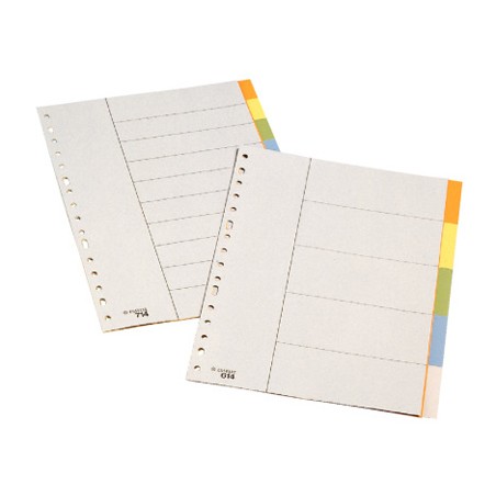 25 Unidades - Separador esselte polipropileno juego de 10 separadores folio multitaladro