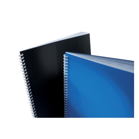 Tapa encuadernacion gbc polipropileno polycover din a4 800 mc color negro paquete de 50 unidades