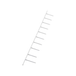 Puas gbc surebind 25mm peine 10 unidades color blanco caja de 100 peines