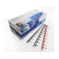 Puas gbc surebind 25mm peine 10 unidades color blanco caja de 100 peines