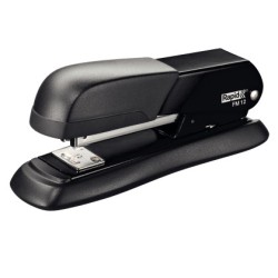 2 Unidades - Grapadora rapid fm12 capacidad 25 hojas color negro usa grapas 24/6 y 26/6