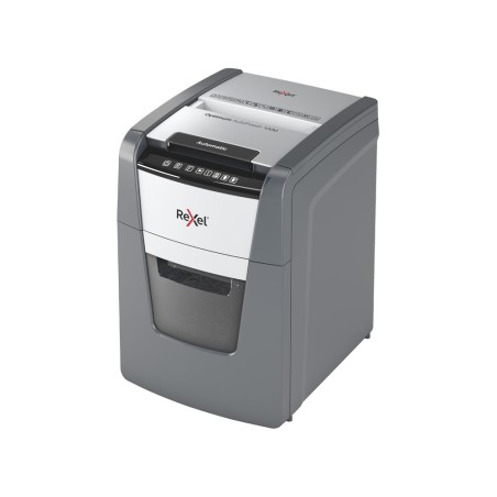 Destructora de documentos rexel optimum auto+100m capacidad de corte 100 hojas destruye grapas clips y