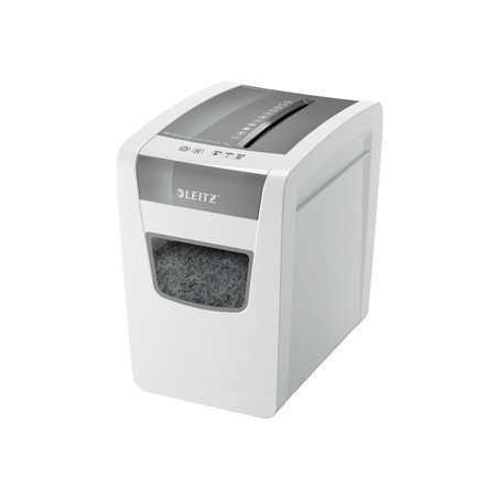 Destructora de documentos leitz iq slim home office 150 capacidad de corte 10 hojas destruye grapas y clips