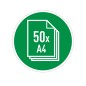Destructora de documentos leitz iq auto+ office 50 capacidad de corte 50 hojas destruye grapas y clips