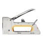 Grapadora rapid clavadora pro r13e metalica cromada usa grapas nº 13