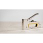 Grapadora rapid clavadora pro r13e metalica cromada usa grapas nº 13