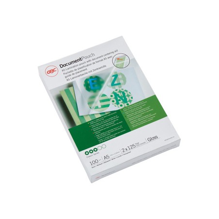 2 Unidades - Bolsa de plastificar gbc din a5 2x125 micras caja de 100 unidades