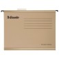 Carpeta colgante esselte folio prolongado lomo v kraft caja de 50 unidades