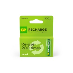 Pila gp recargable aa 1300 mah blister de 4 unidades