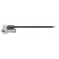 Cable de seguridad para portatil kensington nanosaver con candado longitud 1,8 m
