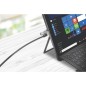 Cable de seguridad para portatil kensington nanosaver con candado longitud 1,8 m