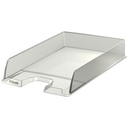 10 Unidades - Bandeja sobremesa esselte europost transparente color cristal 254x61x350 mm