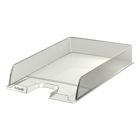 10 Unidades - Bandeja sobremesa esselte europost transparente color cristal 254x61x350 mm