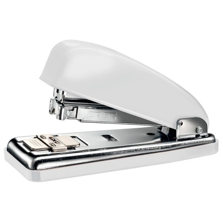 Grapadora petrus 226 classic wow blanco metalizado capacidad 30 hojas en blister