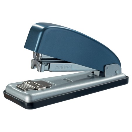 Grapadora petrus 226 azul/plata duet capacidad 30 hojas