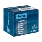2 Unidades - Grapas petrus nº 530/10 caja de 5000