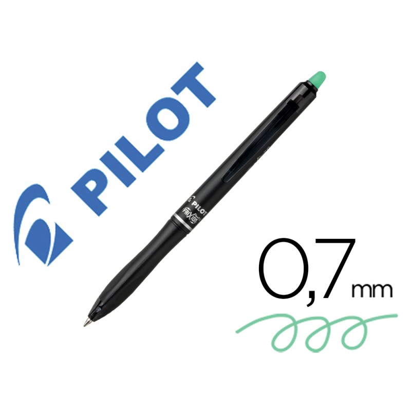 10 Unidades - Boligrafo pilot frixion ball plus borrable 0,7 mm punta media verde