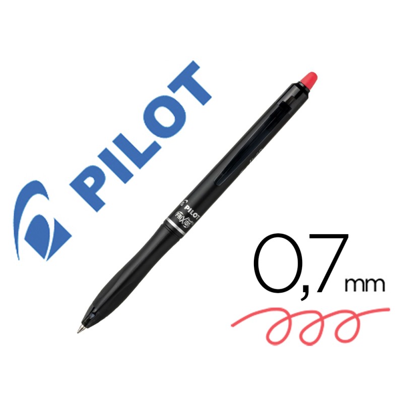 10 Unidades - Boligrafo pilot frixion ball plus borrable 0,7 mm punta media rojo