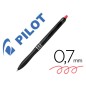 10 Unidades - Boligrafo pilot frixion ball plus borrable 0,7 mm punta media rojo