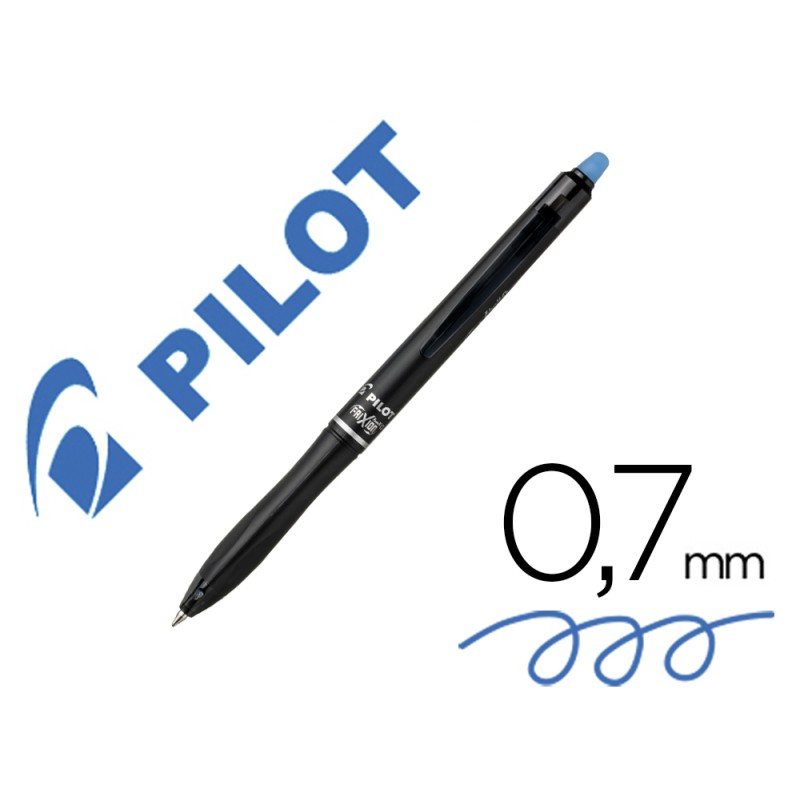 10 Unidades - Boligrafo pilot frixion ball plus borrable 0,7 mm punta media azul