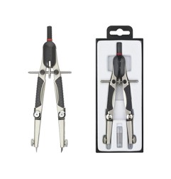 Compas rotring compact micrometrico ajuste rapido longitud 17 cm circunferencia 36 cm