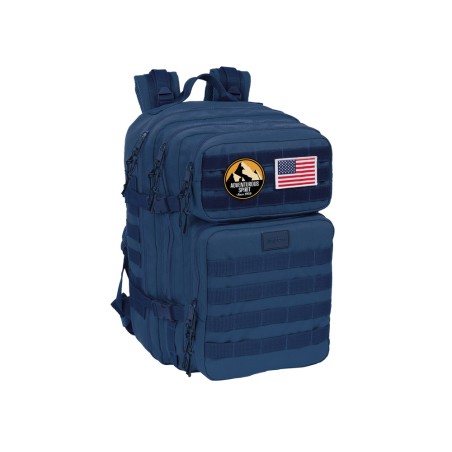 Mochila safta militar portatil 15,6" basics marino 300x230x480 mm