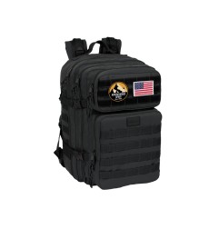 Mochila safta militar portatil 15,6" basics negro 300x230x480 mm