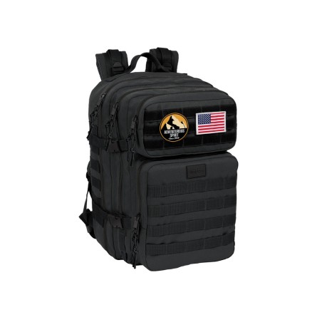 Mochila safta militar portatil 15,6" basics negro 300x230x480 mm