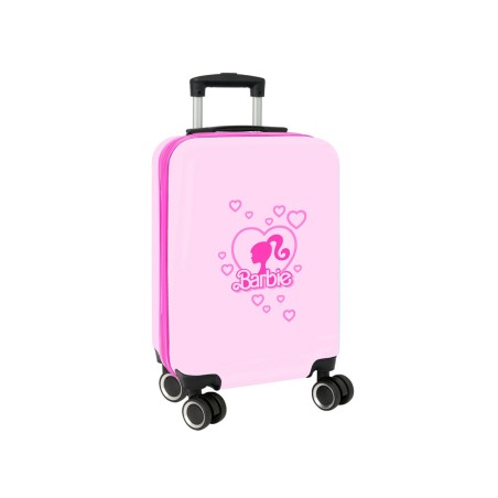 Trolley safta cabina 20" barbie corazones 345x200x550 mm