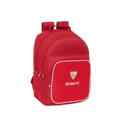 Mochila safta doble con cantoneras adaptable a carro sevilla f.c. 420x320x150 mm
