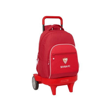 Mochila safta grande con ruedas compact evolution extraible resistente al agua sevilla f.c. 450x330x220 mm