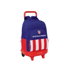 Mochila safta grande con ruedas compact extraible atletico de madrid 450x330x220 mm