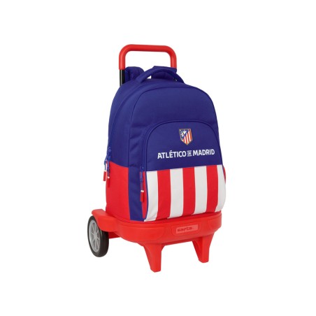 Mochila safta grande con ruedas compact evolution extensible atletico de madrid 450x330x220 mm