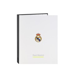 Carpeta safta 4 anillas mixtas folio carton real madrid 1 equipacion 25/26