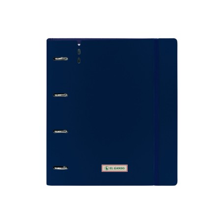 Carpeta safta 4 anillas de 35mm a4 con recambio 100h cuadro 5mm polipropileno foam el ganso eclipse