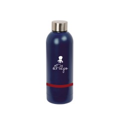 Botella termo acero inoxidable 500ml el pulpo 225x70 mm