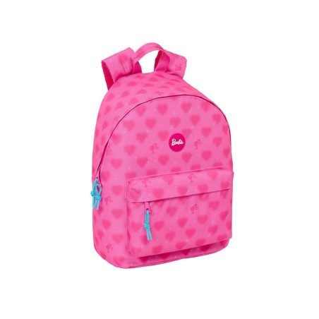 Mochila safta para portatil 14,1" barbie corazones 410x310x160 mm