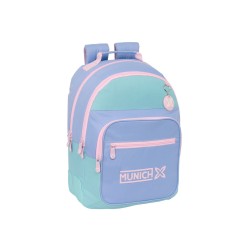 Mochila safta doble con cantoneras adaptable a carro munich mellow 420x320x150 mm