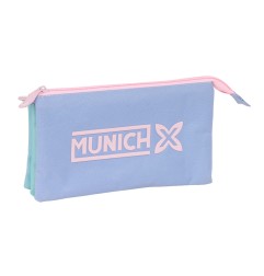 Bolso escolar portatodo safta triple munich mellow 120x220x30 mm