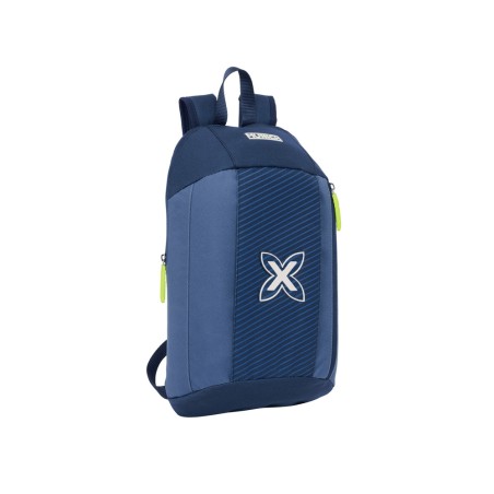 Mini mochila safta con cremallera vertical munich blue indigo 390x220x100 mm
