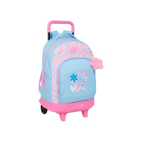 Mochila safta grande con ruedas compact extraible blackfit8 smile 450x330x220 mm