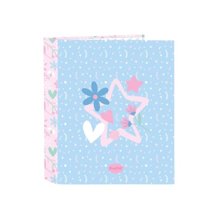 Carpeta safta 4 anillas folio carton lomo ancho blackfit8 smile