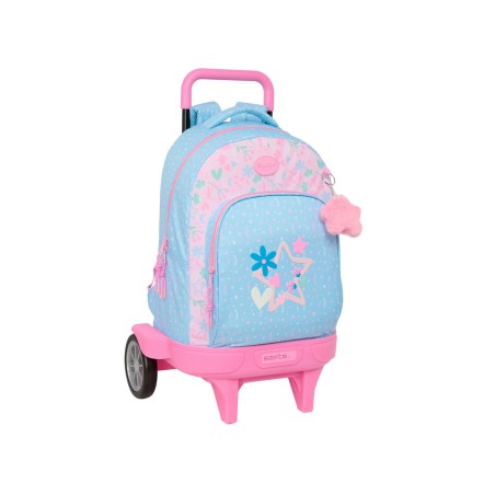 Mochila safta grande con ruedas compact evolution extensible blackfit8 smile 450x330x220 mm