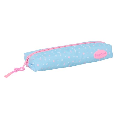 Bolso escolar portatodo safta rectangular con goma elastica 22cm blackfit8 smile 40x220x70 mm