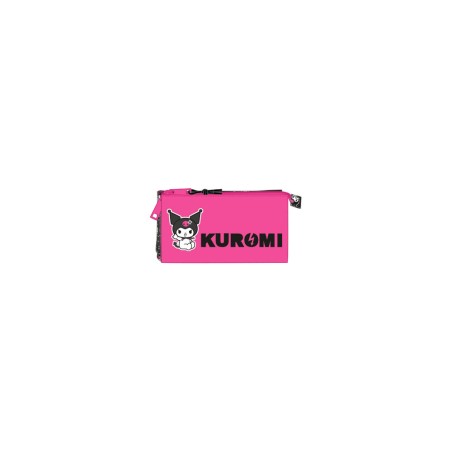 Bolso escolar portatodo safta triple kuromi 120x220x30 mm