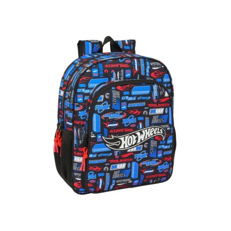 Mochila safta junior adaptable a carro hot wheels 380x320x120 mm