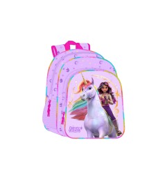 Mochila safta junior adaptable a carro unicorn academy 380x320x120 mm