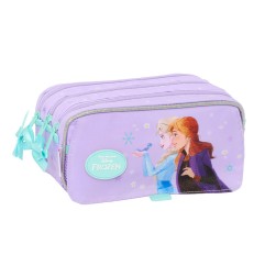Bolso escolar portatodo safta triple big frozen spirit 100x215x80 mm